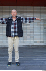 Whole Body Man T poses White Casual Average Standing Street photo references